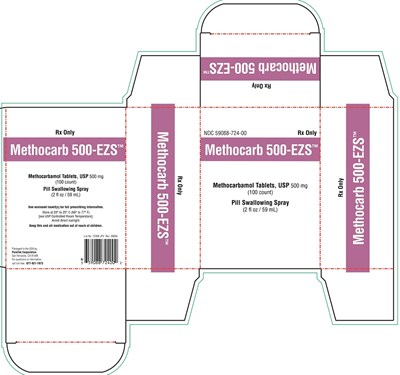 methocarb 500_carton.jpg image description - methocarb 500 carton
